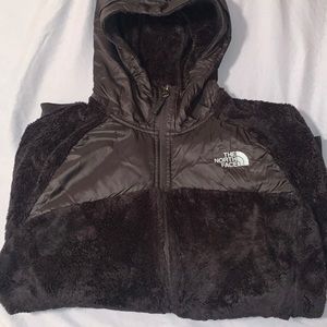 North Face zip up Hood